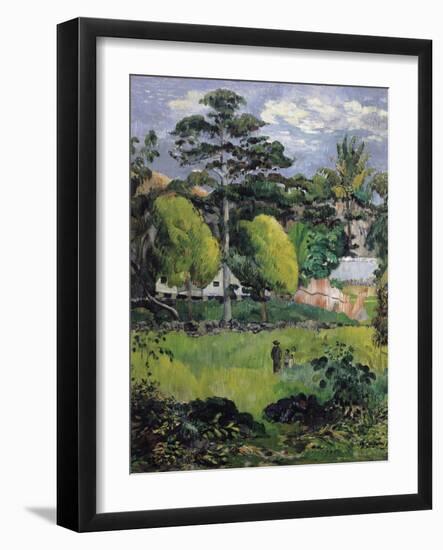 Landscape-Paul Gauguin-Framed Art Print