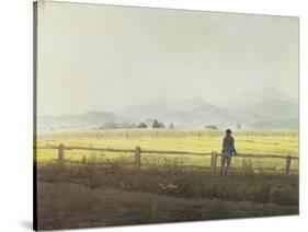 Landscape-Caspar David Friedrich-Stretched Canvas