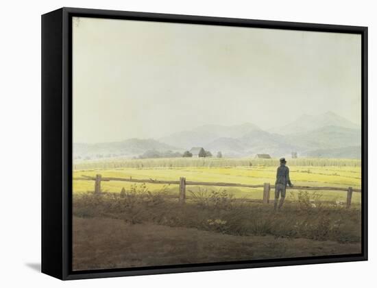 Landscape-Caspar David Friedrich-Framed Stretched Canvas