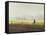 Landscape-Caspar David Friedrich-Framed Stretched Canvas