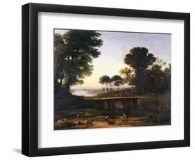 Landscape-Claude Lorraine-Framed Art Print