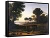 Landscape-Claude Lorraine-Framed Stretched Canvas