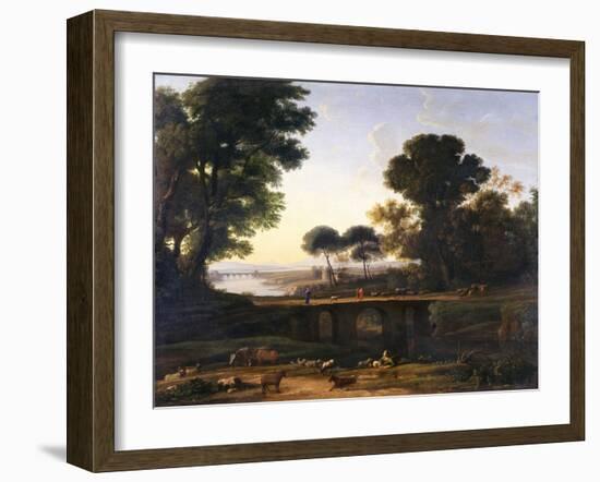 Landscape-Claude Lorraine-Framed Art Print