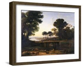 Landscape-Claude Lorraine-Framed Art Print