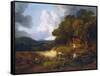 Landscape-Thomas Gainsborough-Framed Stretched Canvas
