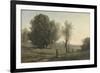 Landscape-Jean-Baptiste-Camille Corot-Framed Premium Giclee Print