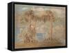 Landscape-Lars Hertervig-Framed Stretched Canvas