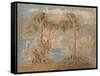 Landscape-Lars Hertervig-Framed Stretched Canvas