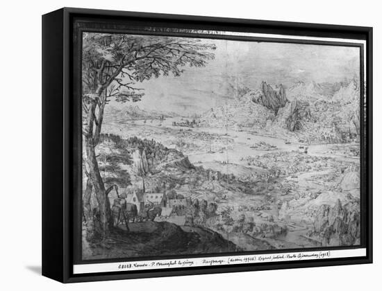 Landscape-Pieter Bruegel the Elder-Framed Stretched Canvas