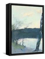 Landscape-Lesser Ury-Framed Stretched Canvas