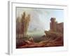 Landscape-Hubert Robert-Framed Giclee Print