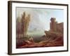 Landscape-Hubert Robert-Framed Giclee Print