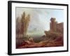 Landscape-Hubert Robert-Framed Giclee Print