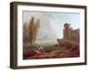 Landscape-Hubert Robert-Framed Giclee Print