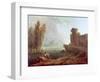 Landscape-Hubert Robert-Framed Giclee Print