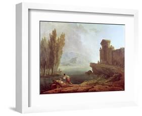 Landscape-Hubert Robert-Framed Giclee Print