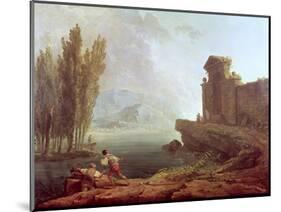 Landscape-Hubert Robert-Mounted Giclee Print