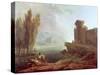 Landscape-Hubert Robert-Stretched Canvas