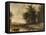 Landscape-Jean-Baptiste-Camille Corot-Framed Stretched Canvas