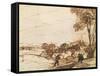 Landscape-Claude Lorraine-Framed Stretched Canvas