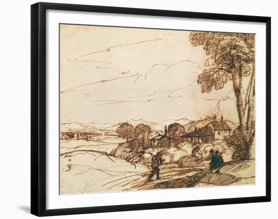 Landscape-Claude Lorraine-Framed Giclee Print