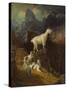 Landscape-Albert Bierstadt-Stretched Canvas