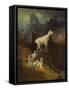Landscape-Albert Bierstadt-Framed Stretched Canvas