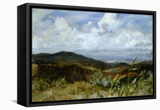 Landscape-Giovanni Muzzioli-Framed Stretched Canvas