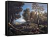 Landscape-Jan Frans van Bloemen-Framed Stretched Canvas