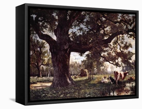 Landscape-Serafino De Tivoli-Framed Stretched Canvas
