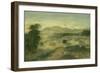 Landscape-Jean Francois I Millet-Framed Giclee Print