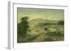 Landscape-Jean Francois I Millet-Framed Giclee Print