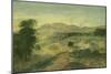 Landscape-Jean Francois I Millet-Mounted Giclee Print