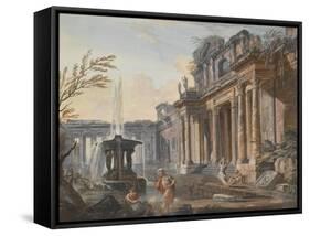 Landscape-Jean-Baptiste Lallemand-Framed Stretched Canvas