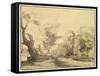 Landscape-Rembrandt van Rijn-Framed Stretched Canvas