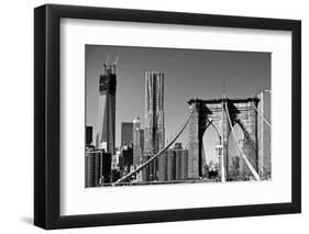 Landscapes - Brooklyn Bridge - New York - United States-Philippe Hugonnard-Framed Photographic Print