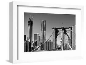 Landscapes - Brooklyn Bridge - New York - United States-Philippe Hugonnard-Framed Photographic Print