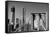 Landscapes - Brooklyn Bridge - New York - United States-Philippe Hugonnard-Framed Stretched Canvas