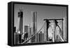 Landscapes - Brooklyn Bridge - New York - United States-Philippe Hugonnard-Framed Stretched Canvas