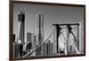 Landscapes - Brooklyn Bridge - New York - United States-Philippe Hugonnard-Framed Photographic Print