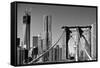 Landscapes - Brooklyn Bridge - New York - United States-Philippe Hugonnard-Framed Stretched Canvas