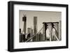 Landscapes - Brooklyn Bridge - New York - United States-Philippe Hugonnard-Framed Photographic Print