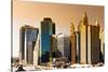 Landscapes - Buildings - Sunset - Financial District - New York - United States-Philippe Hugonnard-Stretched Canvas