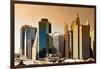 Landscapes - Buildings - Sunset - Financial District - New York - United States-Philippe Hugonnard-Framed Photographic Print