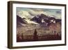 Landscapes on Denali Highway.Alaska. Instagram Filter.-Galyna Andrushko-Framed Photographic Print