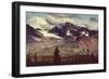 Landscapes on Denali Highway.Alaska. Instagram Filter.-Galyna Andrushko-Framed Photographic Print