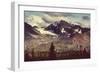 Landscapes on Denali Highway.Alaska. Instagram Filter.-Galyna Andrushko-Framed Photographic Print