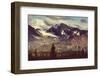 Landscapes on Denali Highway.Alaska. Instagram Filter.-Galyna Andrushko-Framed Photographic Print