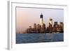 Landscapes - Sunset - Skylines - Mannattan - New York City - United States-Philippe Hugonnard-Framed Photographic Print