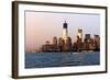 Landscapes - Sunset - Skylines - Mannattan - New York City - United States-Philippe Hugonnard-Framed Photographic Print